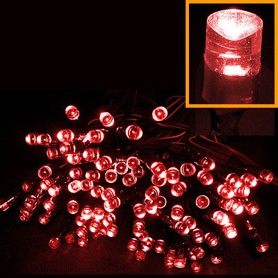 Solar Christmas/ Party String Lights - Red