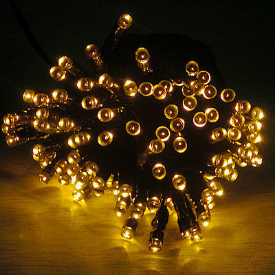 Solar Christmas/ Party String Lights - Yellow