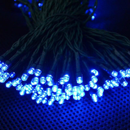 Solar Christmas/ Party String Lights - Blue