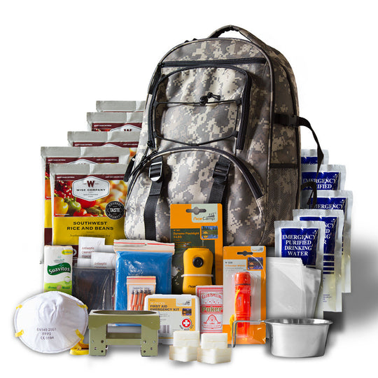 Five Day Emergency Survival Backpack for One Person