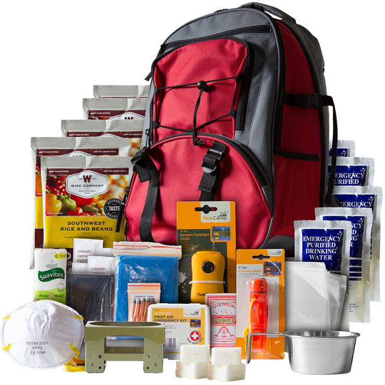 Five Day Emergency Survival Backpack for One Person
