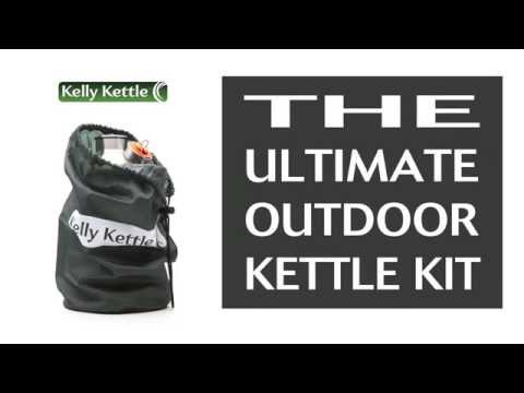 Kelly Kettle Stainless Steel Trekker and Kit