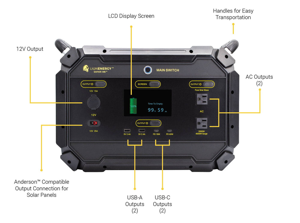 Lion Safari ME Solar Generator