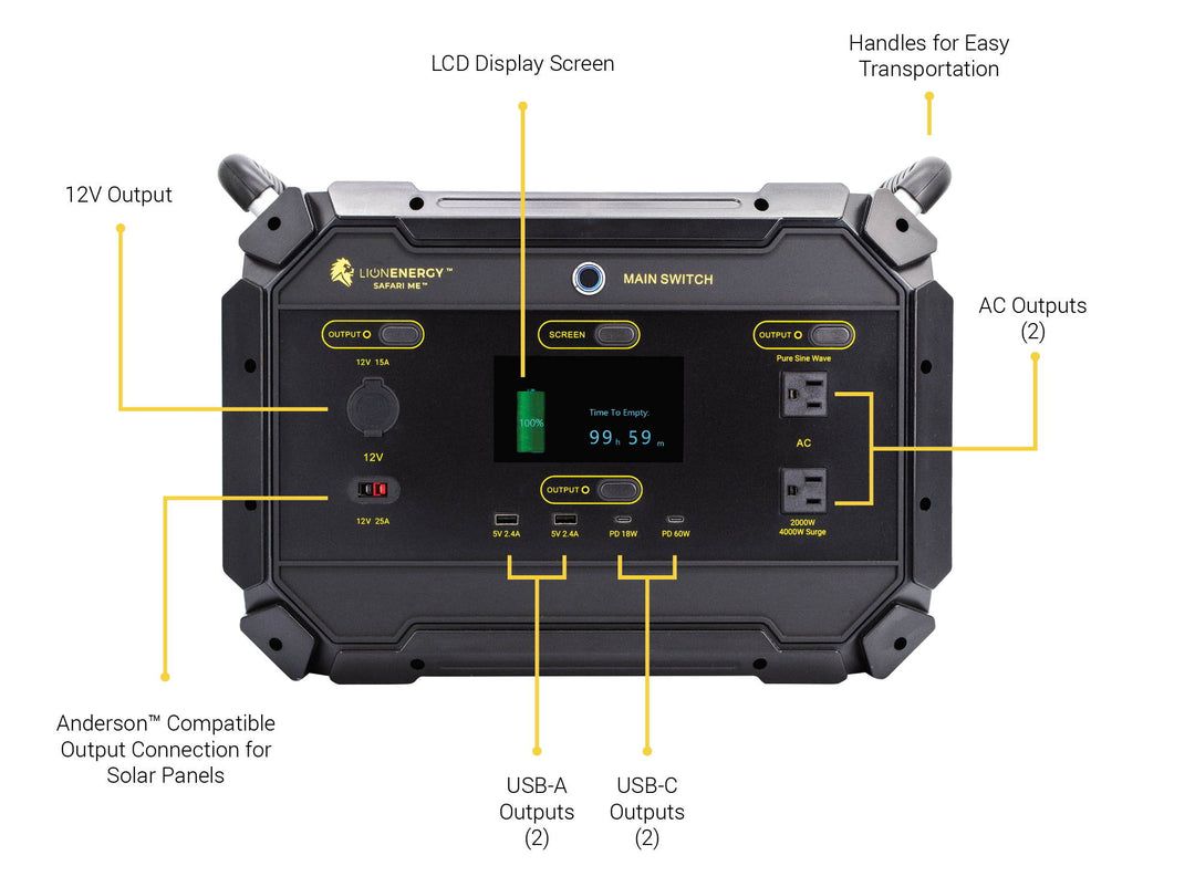 Lion Safari ME Solar Generator